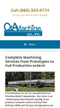 Mobile Screenshot of ca-machine.com